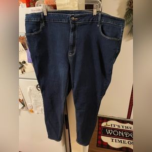 Old Navy 24 High Rise Super Skinny Blue Jeans